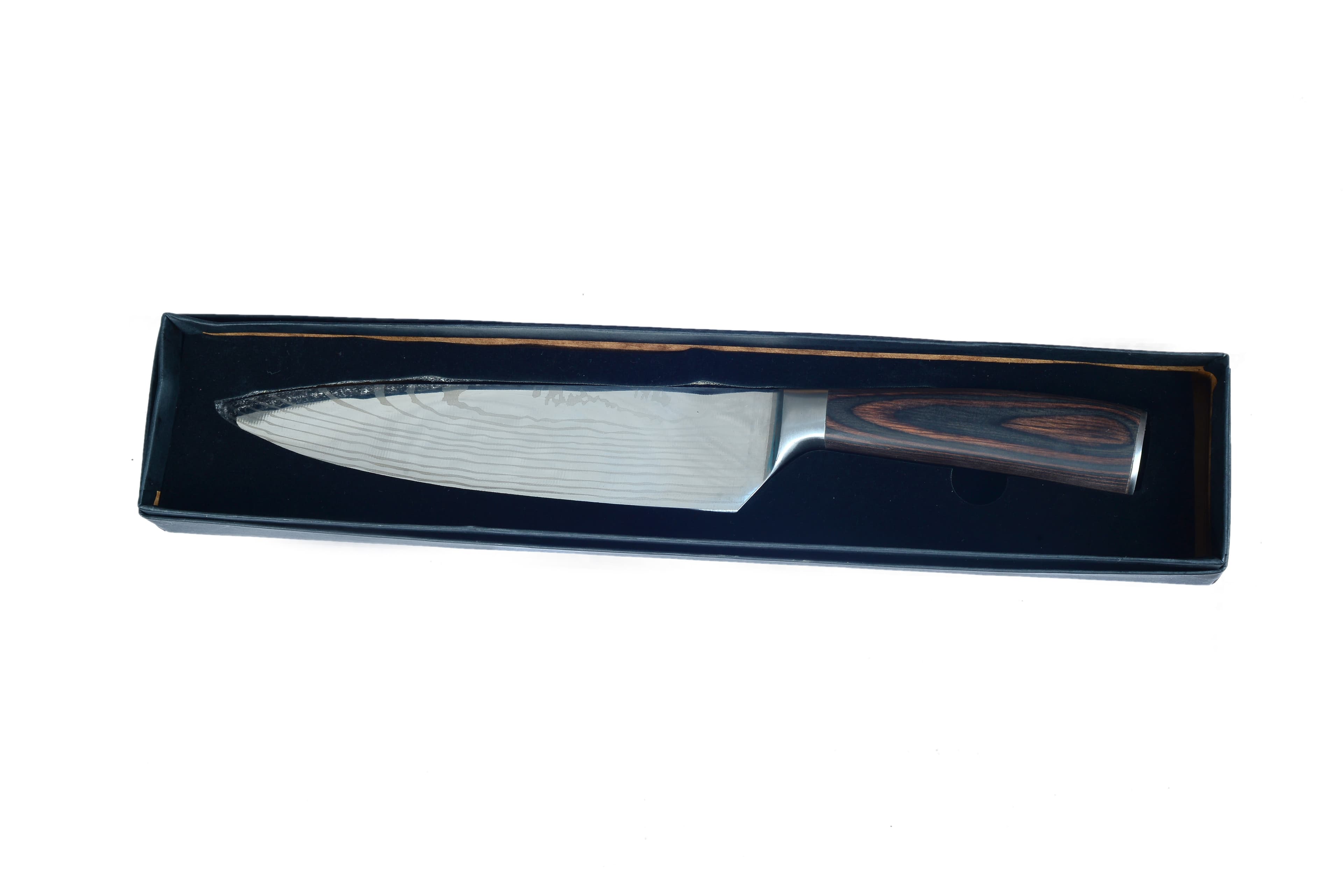 Handmade Damascus Steel Chef Knife with Pakka Wood Handle