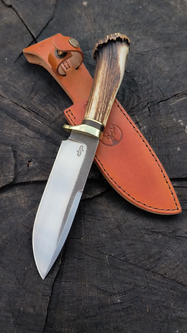 Handmade goat Horn Hunting Knife