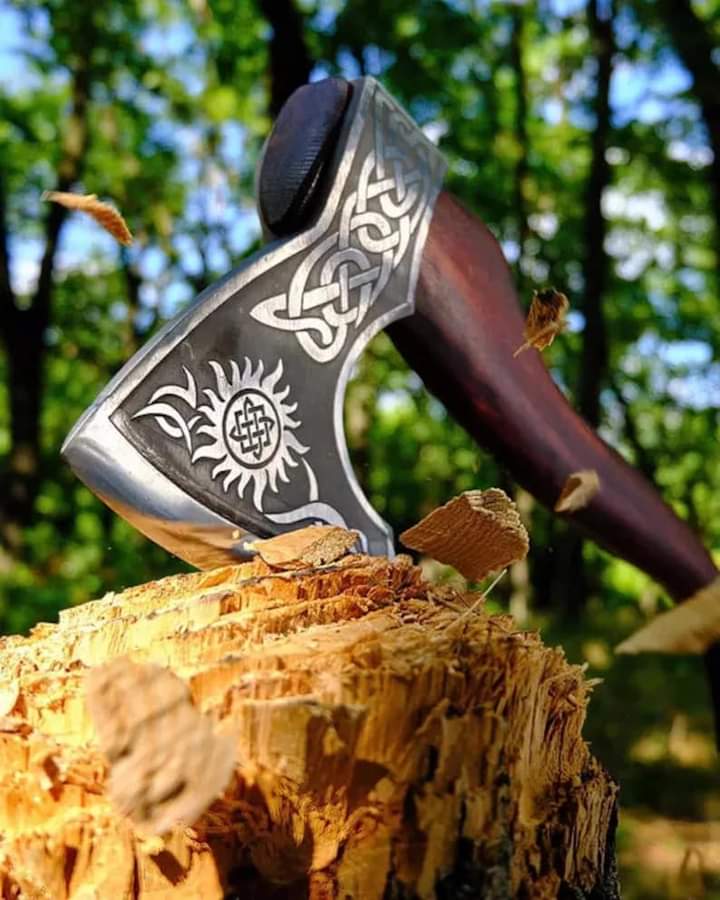 Handmade Celtic Viking Axe