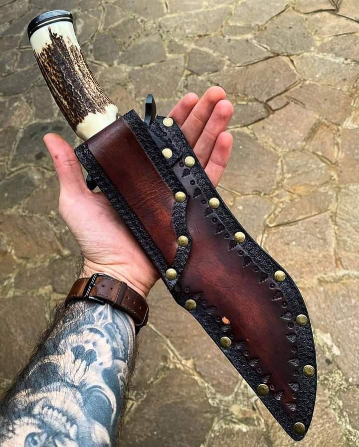 Hand Forged Bowie Hunting Knife